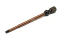 A Factory Team 2.5mm replacement hex driver tip with a bronze-colored shaft and black handle attachment point, isolated on a white background.