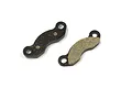 Two Kyosho RC brake pads shown from different angles against a white background.