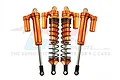 GPM Orange Aluminium 135mm Front L-Shape Piggyback Shocks 4Pcs UDR135FFX/L-OR-BEBK