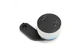 Losi DBXL 2.0 complete air filter and mount set featuring a black plastic intake elbow, a cylindrical foam filter element, and two metal body clips.