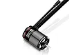 Hobbywing XERUN AXE540L R2 2100kv brushless motor for RC rock crawlers, featuring a black finned casing and integrated sensor cable.