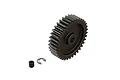 ARRMA 35T 1Mod Safe-D5 pinion gear with a grub screw and a small E-clip, shown on a white background.