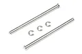HPI Bullet 3x56.3mm Rear Inner Suspension Arm Pins w/E-Clips 2Pcs 101300