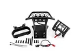 Traxxas LED light set including front bumper with four lights, rear bumper with two lights, mounting hardware, and wiring harness.