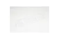 Three clear, unpainted polycarbonate RC body shell panels for an ARRMA 1/7 scale vehicle, arranged on a white background.