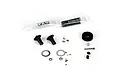 TLR Complete Ball Diff Set including gear, outdrives, bearings, tungsten balls, and a tube of Hi-Pressure Black Grease on a white background.