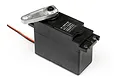 HPI SFL-11MG high torque metal geared servo for 1/5th scale RC vehicles, featuring a black plastic case and silver metal servo horn.