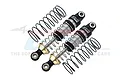 GPM Silver Aluminium 52mm Adjustable Front/Rear Shocks 2Pcs TRX4M052F/R-S-S