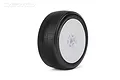 Jetko 1/8 Lesnar Super Soft Tyres on White Dish Rims - Glued Wheels 2Pcs JKO1004DWSSG
