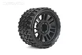A single Jetko 4.0 inch Prophet SMT belted tyre mounted on a black multi-spoke Claw rim against a white background.