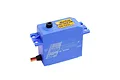 A blue Savox SW-0231MG digital servo with a black output spline, shown against a white background.