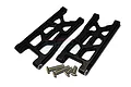 GPM Black Aluminium Rear Lower Suspension Arms 2Pcs MAG056-BK