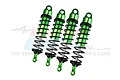 GPM Green Aluminium Front & Rear Shock Set 4Pcs SLE128143-G-BK