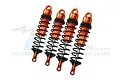GPM Orange Aluminium Front & Rear Shock Set 4Pcs SLE128143-OR-BK