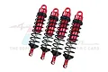 GPM Red Aluminium Front & Rear Shock Set 4Pcs SLE128143-R-BK