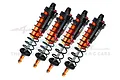 GPM Aluminium Front and Rear Piggyback Shock Set 4Pcs - Orange SLE128143/LA-OR-BK