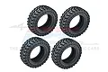 GPM 1.3" High Grip Crawler Tyres 4Pcs TRX4MZSP26B-BK