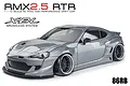 MST RMX 2.5 86RB RC Drift Car Electric Brushless RWD 1/10 Scale RTR - Metal Grey 533905MGR