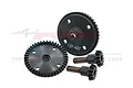 GPM Front & Rear Hardened Steel 42T/13T Differential Gear Set MAS1343TS/2-BK