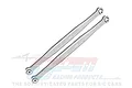 Two silver GPM Racing aluminium steering tie rod links for RC cars, featuring 7075 alloy branding on a white background.