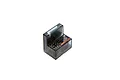 Spektrum SR2100 3-channel micro race receiver in a compact, translucent black plastic case against a white background.