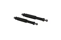 Two ARRMA centre slider driveshafts with black plastic sleeves and metal ball joints at each end, shown against a white background.