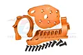 GPM Orange Aluminium Motor Mount Set TXMS018N-OR