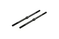 Two ARRMA black steel turnbuckles for RC cars, shown side by side against a white background.