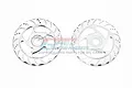 GPM Silver Aluminium Brake Discs 2Pcs SB010/DISK-S
