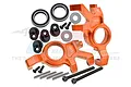 GPM Orange Aluminium Oversized Steering Hubs Set TXM021LN-OR