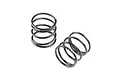 Two black progressive RC suspension springs from XRAY, shown on a white background.