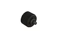 ARRMA 47T complete differential assembly for RC vehicles, featuring a black plastic spur gear and a metal output shaft with a ball bearing.