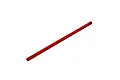 A red anodized aluminium centre chassis brace for an ARRMA RC vehicle, shown against a plain white background.
