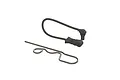 ARRMA black body pin with a flexible rubber clip retainer, shown against a white background.