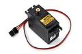 Savox SV-0220MG digital servo with black plastic casing, metal output gear, and a three-wire connector cable.