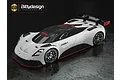 Bittydesign 1/7 ARES-1 Unpainted Body Shell w/ Decals - Clear BDGT7-AS1