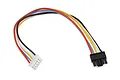 A 200mm JST-XH to Molex 43645-5P 4S adaptor cable with red, blue, yellow, white, and black wires.