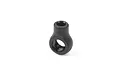 A single black plastic anti-roll bar rod end for RC cars, shown against a white background.