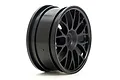 HPI 1.9" (1mm Off-Set) Mesh Black Rims 2Pcs 3711