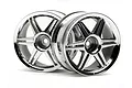 HPI 1.9" (3mm Off-Set) 12 Spoke Corsa Chrome Rims 2Pcs 3802
