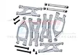 GPM Silver Aluminium Front & Rear Complete Suspension Arm Set w/ Linkages MGO4567-S