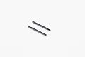 Two black metal rear wheel axles for FMS RC vehicles, shown against a plain white background.