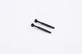 Two black metal front driveshafts for an FMS RC vehicle, shown against a plain white background.