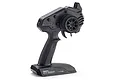 Kyosho KT-531P 2.4GHz pistol grip RC transmitter in black, shown from a side angle on a white background.