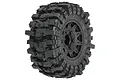 Pro-Line 2.8 inch Mickey Thompson Baja Pro X tyre mounted on a black Raid rim, viewed from a three-quarter angle.