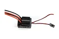 HSP 40A waterproof brushed electronic speed controller with attached wires and power switch on a white background.