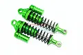 GPM Aluminium 132mm Piggyback Shock Absorbers 2Pcs - Green SB132F/L-G-BK