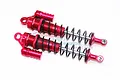 GPM Aluminium 170mm Piggyback Shock Absorbers 2Pcs - Red SB170R/L-R-BK