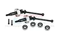GPM Carbon Steel CVD Driveshafts w/ 5mm Shafts & 12mm Hex - Black LMTM035/5MM-BK