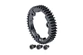 Traxxas 44T 1.0 Mod steel spur gear with three mounting screws on a white background.